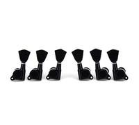ALFAAL 3R3L Clavijas De Sintonización De Guitarra 3L3R Máquina De Sintonizador Cabezas Negras Para Lp Piezas De Guitarra