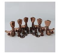 ALFAAL 3R3L Sintonizadores Modelos De Guitarra Cuerca Trasera Cinta Eléctrica Guitarra Máquina Cabezales Botón De Trapecio Bronce