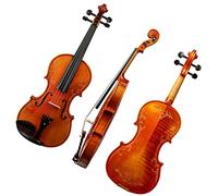 ALFAAL 4/4 3/4 1/2 1/4 1/8 Violín Hecho a Mano Violín Tallado con Estuche de Arco Violines con Kits de Inicio (Color : 1/2)