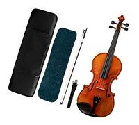 ALFAAL 4/4 3/4 1/2 1/4 1/8 Violín Hecho a Mano Violín Tallado con Estuche de Arco Violines con Kits de Inicio (Color : 4/4)