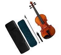 ALFAAL 4/4 3/4 1/2 1/4 1/8 Violín hecho a mano Violín tallado con estuche de arco Violines con Kits de Inicio (Color : 1/4)