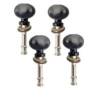 ALFAAL 4 PCS Tipo De Fricción Ukulele Strings Tuning Pegs Pin Machines Sintonizadores Para Ukelele 4 Cuerdas De Guitarra (Color : Black)