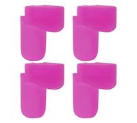 ALFAAL 4 Uds. Accesorios Suaves para Reposapiés, Accesorio De Soporte para Clarinete De Dedo, Gel De Sílice (Color : Pink)