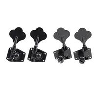 ALFAAL 4R Negro Eléctrico Sintonizador De La Máquina Cabezas De La Máquina Tuning Pegs Keys Set Piezas De Guitarra