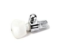 ALFAAL 5 Cuerdas Banjo Tuning Pegs Teclas Cabezas De La Máquina Sintonizadores Con Perla Pegas Blancas Relación Engranaje 4: 1