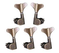 ALFAAL 5pcs Clásico Guitarra-stoning Tuning Tuning Sintonizadores Cabezas De Máquina - 4 Izquierda 1 Derecha, 2.17-2.20 Pulgadas