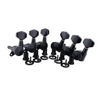 ALFAAL 6 / Configurar Bloqueo De La Máquina De Guitarra Cabezales TUNER Relación Engranaje 1:18 Perillas Tijeras De Ajuste Resistentes Al Desgaste (Color : Black 6L)