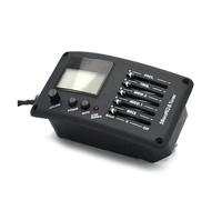 ALFAAL 6 Juegos De Preamplificador EQ De Bajo De Guitarra Acústica De 5 Bandas con Pastilla De Guitarra Sintonizadora