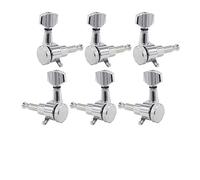 ALFAAL 6 PCS ANTEGROS ELÉCTRICOS ANTELIGADOS PEG COLECHA CROME Guitarras Chapadas Accesorios (Color : 3 Left 3 Right)