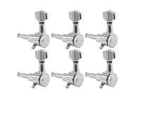 ALFAAL 6 PCS ANTEGROS ELÉCTRICOS ANTELIGADOS PEG COLECHA CROME Guitarras Chapadas Accesorios (Color : 6 Left)