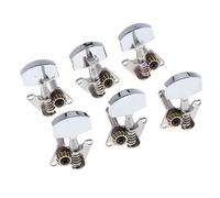 ALFAAL 6 PCS Máquina De Guitarra Acústica Máquina De Cabezal Twey Tweys Pegs Set Piezas De Guitarra Para La Guitarra Folclórica Acústica