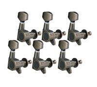 ALFAAL 6 Piezas 6R Clavijas De Afinación Clavijas De Afinación Cabezales De Máquina para Guitarras Eléctricas Acústicas