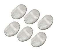 ALFAAL 6 Piezas De Clavijas De Afinación De Guitarra De Perlas Blancas, Teclas, Afinadores De Botones, Cabezales De Máquina, Plástico De Primera Calidad