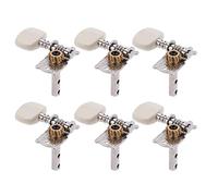 ALFAAL 6 Piezas De Guitarra Acústica, Afinación De Cuerdas, Clavija, Sintonizador, Cabezal De Máquina 3R + 3L