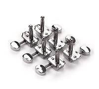 ALFAAL 6 Sintonizadores De Bloqueo De Guitarra Semicerrado En Línea Tuning Pegs Máquinas Cabezas Conjunto Para S T Tele Electric Guitar