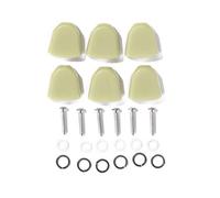 ALFAAL 6 Unids Guitarra Eléctrica Cornán De Cuerdas Manijas Accesorios De Guitarra Kits Sintonizadores Sintonizadores Mandos Mango