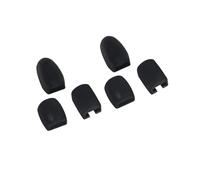 ALFAAL 6 Unids/Set Botón De Goma Lado Derecho Aumentar La Tecla Almohadilla Saxofón Piezas De Instrumentos De Viento De Madera Accesorios (Color : BK)