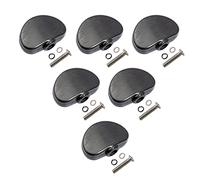 ALFAAL 6 Unids/Set Guitarra Eléctrica Tuning Pegs Sintonizadores Tapas Manija Perillas Tornillos Negro