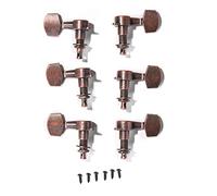 ALFAAL 6 Unids/Set Vintage Folk Folk Electric Guitar Locking Tuning Pegs Teclas De Guitarra Acústica Sintonizadores Sellados Perillas Máquinas Cabezas (Color : 3/4)