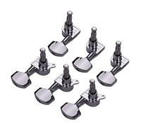 ALFAAL 6pcs 3L3R Cadena De Guitarra Cerrada Completa Sintonizador De Guitarra Pegs Tuning Machine Head Para Accesorios De Guitarra Folclórica