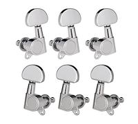 ALFAAL 6pcs (3l3r) Guitarra Cerrada Pegaciones De Sintonizador De Cuerdas Máquina Cabezas Cabezas Perillas Tuning Claves Para La Guitarra Acústica/Eléctrica Folk (Color : 3)