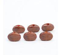 ALFAAL 6pcs Forma Oval Tuning Pegs Tap Tunners Máquina Cabeza Reemplazo Reemplazo De Guitarra Eléctrica Botones (Color : 6pcs Brown)
