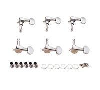 ALFAAL 6pcs Guitar Machine Heads Perillas De Guitarra Sintonización Sintonización De Clavijas Máquina Asuntillas Para La Cabeza Para La Guitarra Eléctrica O Acústica