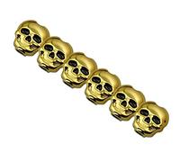 ALFAAL 6PCS Guitarra Clásica Bloqueo Bloqueado Tuning Pegs Teclas Sintonizadores Cabeza Cráneo Forma (Color : Golden)