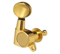 ALFAAL 6pcs Guitarra Sking Tuning Pegs Sintonizadores Para La Guitarra Eléctrica Acústica Instrumentos Musicales 6R Gold