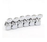 ALFAAL 6pcs Guitarra Tuning Pegs Machine Heads Tuning Peg Machine Head Guitar Sintonizadores No Hay Orificios De Montaje (Color : 6L Chrome)