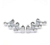 ALFAAL 6pcs Guitarra Tuning Pegs Machine Heads Tuning Peg Machine Head Guitar Sintonizadores No Hay Orificios De Montaje (Color : 3L3R Chrome)