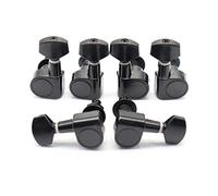 ALFAAL 6pcs Guitarra Tuning Pegs Machine Heads Tuning Peg Machine Head Guitar Sintonizadores No Hay Orificios De Montaje (Color : 3L3R Black)