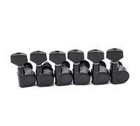 ALFAAL 6pcs Guitarra Tuning Pegs Machine Heads Tuning Peg Machine Head Guitar Sintonizadores No Hay Orificios De Montaje (Color : 6R Black)