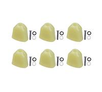 ALFAAL 6pcs Mango de perilla de cuerda de llave de llave del sintonizador con arandela de tornillos para guitarras acústicas y eléctricas (Color : Green)