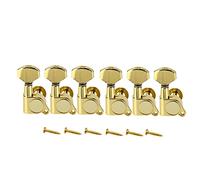ALFAAL 6pcs Máquina De Guitarra Eléctrica Gold 6R Cabezas De Guitarra Para Sintonizadores Tuning Pegs Para La Guitarra Derecha