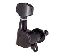 ALFAAL 6R 6 PCS Guitarra Swing Tuning Pegs Tunner Machine Heads Perillas Tuning Claves Para La Guitarra Acústica O Eléctrica Negro