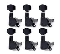 ALFAAL 6r 6l 3r3l Cabezas De La Máquina De Las Clavijas Del Ajuste De La Guitarra Para La Guitarra Eléctrica Acústica Negra (Color : 6R)
