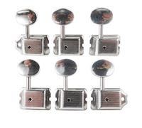 ALFAAL 6r Estilo Vintage Guitarra Eléctrica Cadena De Sintonización De Cadena Sintonizador De Plata Cabezas De Máquina Accesorios De Guitarra