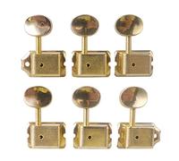 ALFAAL 6R Estilo Vintage Guitarra Eléctrica Sintonización Tuning Tuning Tunner Machine Heads para Stratocaster Strat (Color : Golden)