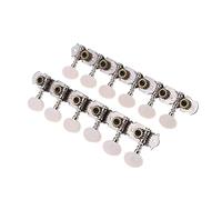 ALFAAL 6R6L 12 Cuerdas De Afinación De Guitarra Acústica Clavija De Afinación Máquina De Afinador De Cuerda Botón De Afinador De Cuerda
