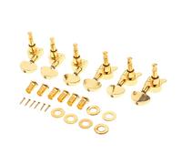 ALFAAL 6x Aleación De Guitarra Eléctrica Tuning Pegs Sintonizador Sintonizador 3R3L Para Piezas De Repuesto