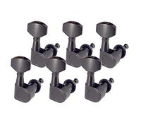 ALFAAL Accesorio De Guitarra Folclórica Cadena Tuning Pegs Sintonizadores 6R Botón De Bloqueo Cuadrado