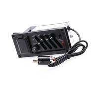 ALFAAL Accesorios para Instrumentos Caja Eléctrica Pastilla De Guitarra Caja Eléctrica Ecualizador EQ De Piano Pastilla De Guitarra Acústica EQ De Cuatro Bandas