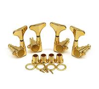 ALFAAL Bajo Eléctrico Jazz Bajo Tuning Knob Golden Piano Button String Reel Tuning Button String Reel Accessories