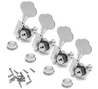 ALFAAL Bass Guitar Machine Heads Perillas Sintonizadores Tuning Pegs Sintonizadores Piezas De Guitarra 4 PIEZAS