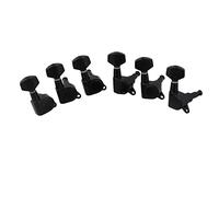 ALFAAL Black Inline Guitar String Tuning Peg Machine Head 6r