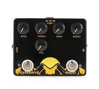 ALFAAL Boost Overdrive Pedal De Efectos Accesorios De Guitarra Pedal De Guitarra Dual Accesorios para Efectos de Guitarra
