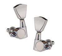 ALFAAL Botón De Tulipán De Guitarra Folclórica Acutáctica Tuning Peg Sintonizadores 3R3L Aleación Sellada De Zinc