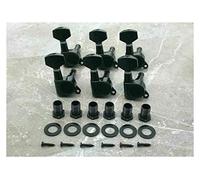 ALFAAL Cabezas De La Máquina Sintonizador para Stratocaster Telecaster Guitar 6 Justo En Negro