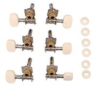 ALFAAL Cadena de guitarra Tuning PEG Tuner Machine Cabeza Accesorios de guitarra ABIERTA PEG